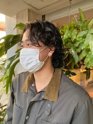 パーマ メンズ BELLA阿部野 TOMOMIのヘアスタイル