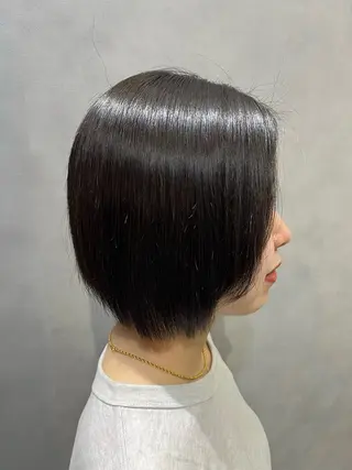 ショート 透明感カラー/パーマ 🌀アオノのヘアスタイル