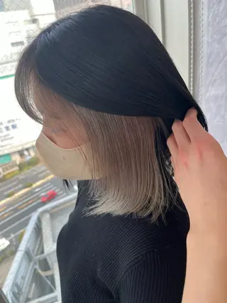 ミディアム 🏅EIGHT難波/ 【店長】タモツのヘアスタイル