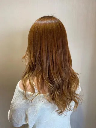ロング カラー おくだ　りお /ハイトーンカラーのヘアスタイル