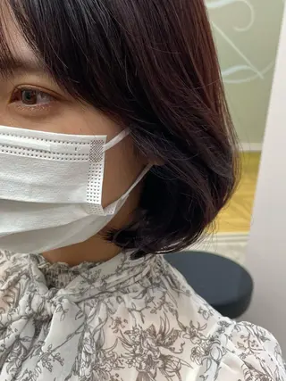ショート カラー ヘアアレンジ a moment所属・山本 果歩のヘアスタイル