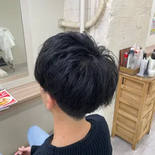 メンズ Nest千葉颯 パーマモデル募集のヘアスタイル