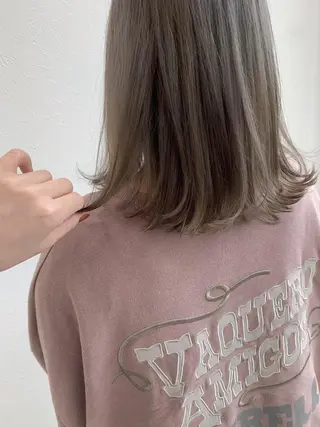 ミディアム カラー kitagawa mayuのヘアスタイル