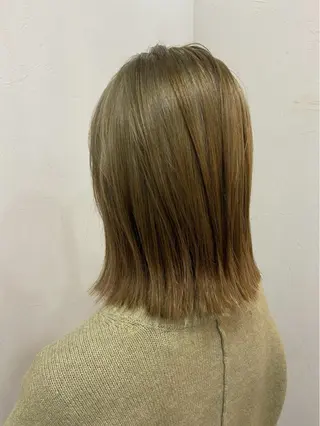 ミディアム 【今だけブリーチ 限定価格💕】すみのヘアスタイル