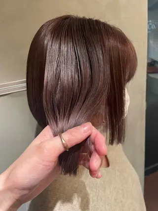 ミディアム カラー classic 新横浜所属・大人girly🛋️ 🤍yukakoのヘアスタイル