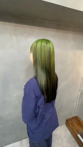 ロング カラー TNB TOKYO所属・Insta 指名 No.1KURUMIのヘアスタイル