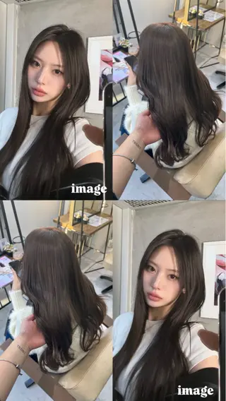 ロング カラー Ouka/Wカラー/ 大人艶カラーのヘアスタイル