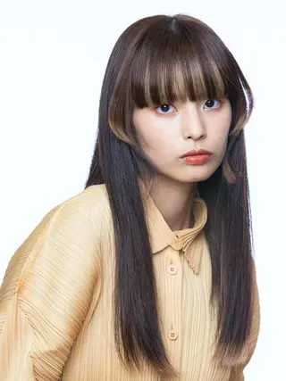 ロング 川上 春香のヘアスタイル
