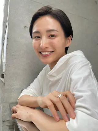 ショート カラー Leverage New York所属・小滝 楓のヘアスタイル