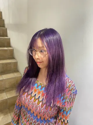 ロング カラー BUZZ 自由が丘所属・niimi rimuのヘアスタイル