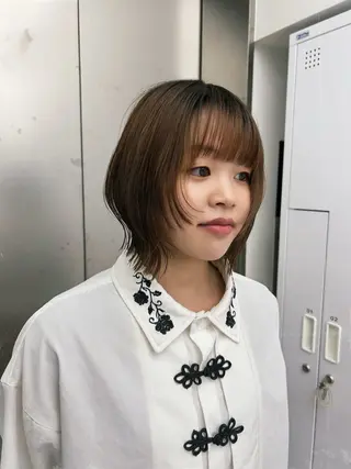 ショート 似合わせカット🎀/ カラー🫧/まどのヘアスタイル