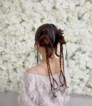 ヘアアレンジ BELLEGROW原宿所属・ベルグロー原宿 🦋ꜱᴀᴋᴜʀᴀのヘアスタイル