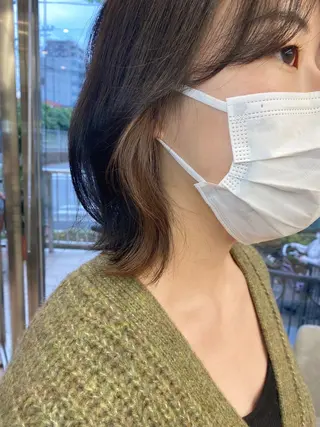 ミディアム カラー 🕶️佐藤 海李🐏のヘアスタイル