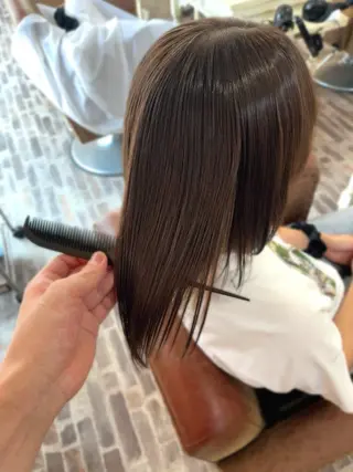 ミディアム 柏木 輝仁のヘアスタイル