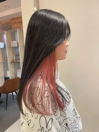 ロング カラー ハイトーン/ 髪質改善/ヒロタリカのヘアスタイル