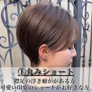 ショート カラー laff 新宿所属・ボブ/ケアパーマ/ レイヤー/縮毛矯正のヘアスタイル