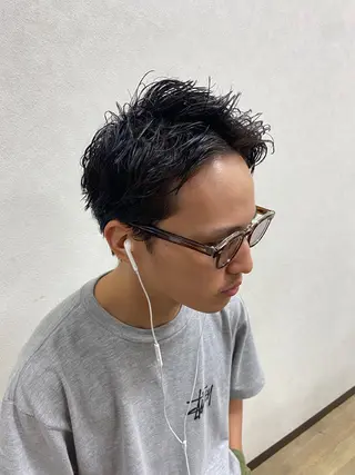 ショート パーマ メンズ FOCUS天王台店所属・中野 一哉のヘアスタイル