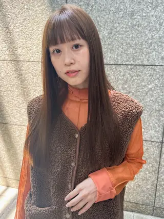 ロング カラー ANY mikuのヘアスタイル