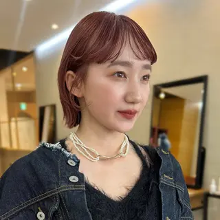 ショート カラー このか/似合わせ/ 透明感/ダブルカラーのヘアスタイル