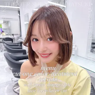 ミディアム 🫧ハイトーン特化 🐺矢島タツキ🐺のヘアスタイル