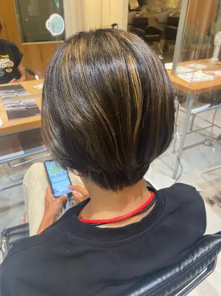 ショート hair S.coeur emu所属・黒木 日那のヘアスタイル