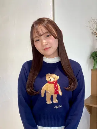 セミロング カラー Liru:smart salon/茅ヶ崎のヘアスタイル