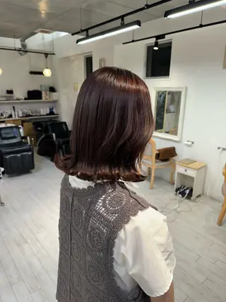 ミディアム 河野 蓮のヘアスタイル