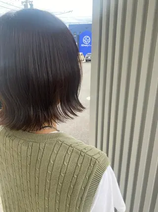ミディアム カラー 💚ミヤマ アンナ☘️のヘアスタイル