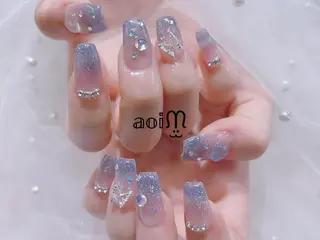 ネイル 葵うさぎ所属・葵うさぎ AIのネイルデザイン