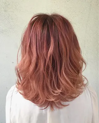 セミロング カラー ヘアアレンジ ace share salon所属・桑原 祥のヘアスタイル