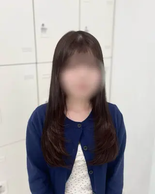 ロング モテ艶韓国ヘア 🤍りんのヘアスタイル