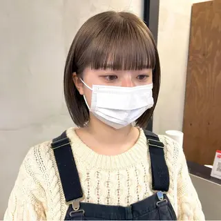 ショート カラー パーマ ヘアアレンジ メンズ キッズ ネイル マツエク・マツパ アイブロウ EMANON梅田店所属・前川 朋香のヘアスタイル