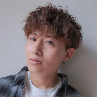 パーマ メンズ メンズカット/パーマ /カラー🌼華🌼のヘアスタイル