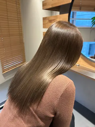 セミロング 髪質改善ｶﾗｰ🥣 ayaka🤎のヘアスタイル