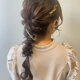 ロング ヘアアレンジ 久保田 茜のヘアスタイル