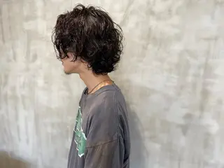 ショート パーマ メンズ ill副店長 立和田純也のヘアスタイル