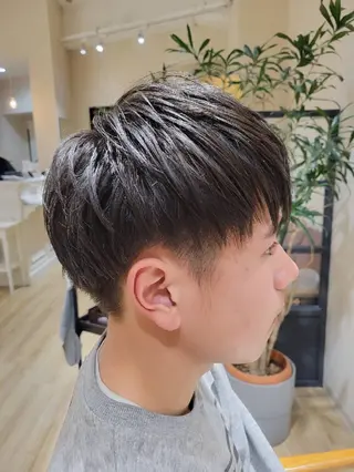 メンズ 安永 結菜のヘアスタイル