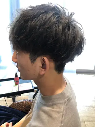 ショート カラー メンズ メンズパーマ/ スパイキー/神田正紀のヘアスタイル