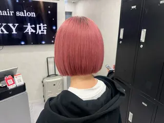 カラー 🍓URARA 🥀最強ハイトーン❤のヘアスタイル