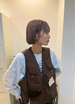 ミディアム 東京の技術を 京都で✂︎🕊️💖のヘアスタイル