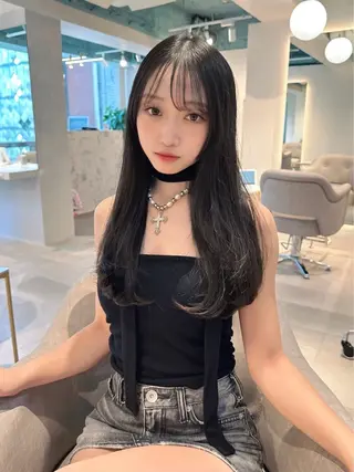ロング カラー 𝐚𝐲𝐮𝐧𝐚 🤍のヘアスタイル