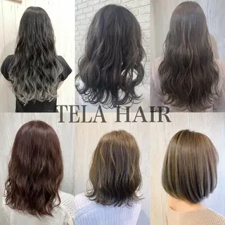 ミディアム パーマ ヘアアレンジ HUENEST アカデミーサロンのヘアスタイル