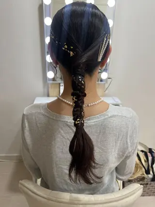 ロング ヘアセット/金山 佐野 妃都美のヘアスタイル