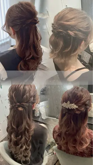 ヘアアレンジ 盛れるアレンジ/ カラー/hazukiのヘアスタイル