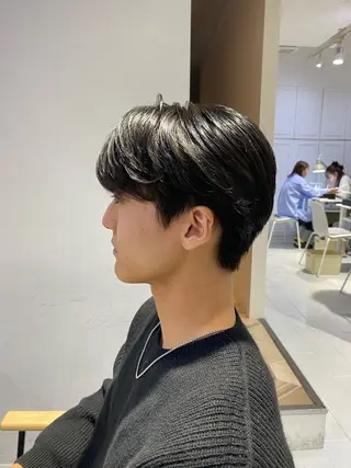 ショート パーマ メンズ 🇰🇷韓国風カット 🇰🇷　鈴木海斗のヘアスタイル