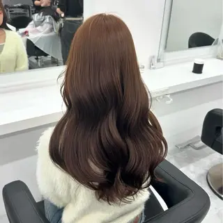 ロング カラー パーマ ヘアアレンジ メンズ ♥️韓国ヘア レイヤー♥️ゆりのヘアスタイル