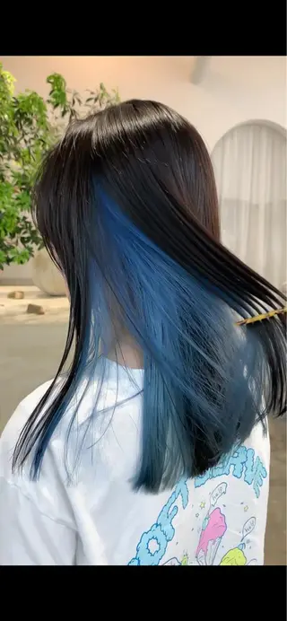 セミロング カラー 似合わせカット ケアパーマ喜来雅由のヘアスタイル