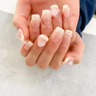 ネイル ゴテゴテ💙ワンホン リオナのネイルデザイン