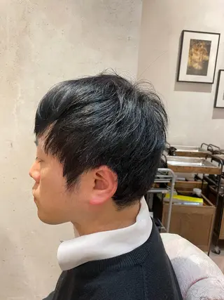 メンズ シモカワ マシロのヘアスタイル