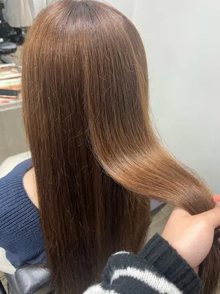 ロング 袋瀬 玲奈のヘアスタイル